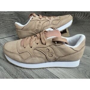 Saucony Originals DXN Trainer CL Nubuck Pink Women's Sneaker Size 7